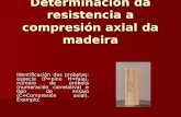 Determinación da resistencia a compresión axial da madeira