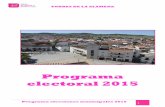 PROGRAMA ELECTORAL UPyD 2015 TORRES DE LA ALAMEDA