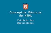 Conceptos Básicos HTML