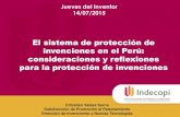 Sesión 01 - Sistema de protección de invenciones en el Perú