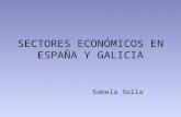 Sectores económicos en España y Galicia