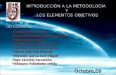 Introduccion A La Metodología Y Los Elementos Objetivos