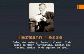 Hermann Hesse: Vida y obra