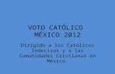 Voto Católico Mexico 2012