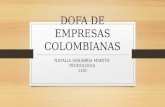Dofa de empresas colombianas