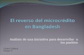 El reverso del microcrédito en Bangladesh