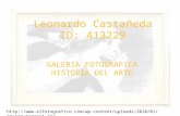 Historia del arte presentación slidehare  leonardo castañeda