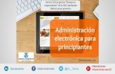 Administración electrónica para principiantes