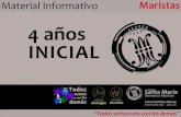 Inicial 4 años, 2015. Material informativo - Colegio Santa María, Maristas. Montevideo, Uruguay.