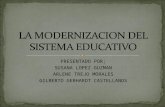 Modernizacion del sistema educativo