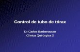 Control tubo torax