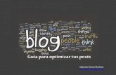 Crea post de calidad en tu Blog