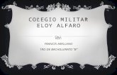 Colegio militar eloy añfaro francis arellano
