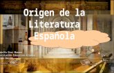 Origen de la literatura española