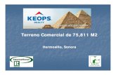 Keops terreno comercial 75,811 m2 hermosillo