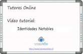 Identidades Notables - Clases de matemáticas - Tus Matemáticas Online