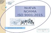 NUEVA NORMA ISO 9001:2015