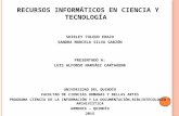 Recursos informáticos en ciencia y tecnología