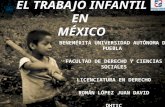 EL TRABAJO INFANTIL EN MÉXICO