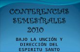 Conferencias Semestrales 2010
