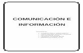 COMUNICACIÓN E IFORMACIÓN