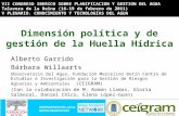 Alberto Garrido y Bárbara Wilaarts y la huella hídrica en el VII Congreso Ibérico