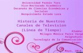 Historia de nuestros medios - Linea de Tiempo - Milagro Monica Parra