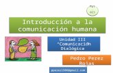 Introducción a la comunicación Pedro Perez