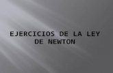 Jercicios de la ley de newton