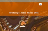 Horóscopo Aries Marzo 2015