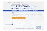 Especialista Internacional de Soldadura (IWS) (03/16)
