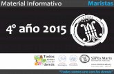 4º año de Primaria 2015 material informativo - Colegio Santa María, Maristas. Montevideo, Uruguay.