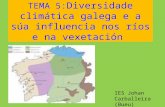 Tema 5  diversidade climática galega e a súa influencia nos ríos e  a súa vexetación