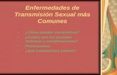 Enfermedades de transmisión sexual más comunes