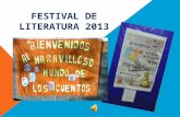 Festival de literatura 2013