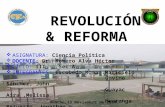 Revolución y Reforma