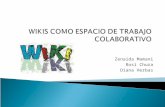 Wikis como espacio de trabajo colaborativo