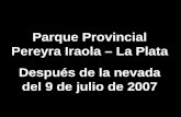 10 De Julio 2007 Parque Pereyra Iraola Nevado