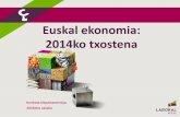 Euskal Ekonomia: 2014ko txostena