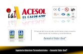 Acesol El Calor Azul - Descripcion Modelos Y Caracteristicas 2010