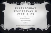 Plataformas educativas o virtuales