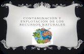 Contaminación y explotación de los recursos naturales
