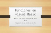 Funciones en visual basic