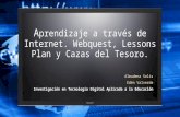 Aprendizaje a través de Internet: WebQuest, Lesson Plan y Caza del Tesoro
