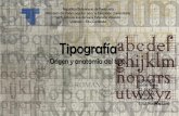 Tipografía, origen y anatomía del tipo!