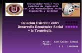 Relacion existente entre desarrolloeconomico social y la tecnologia