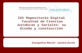 IUS Repositorio Digital de la Facultad de Ciencias Jurídicas y Sociales:su diseño y construcción
