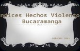 Indices Hechos Violentos Bucaramanga