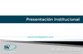 Presentación Institucional W Web Global