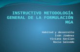 Instructivo cargue de proyectos en la Herramienta de Metodología General de Formulación MGA